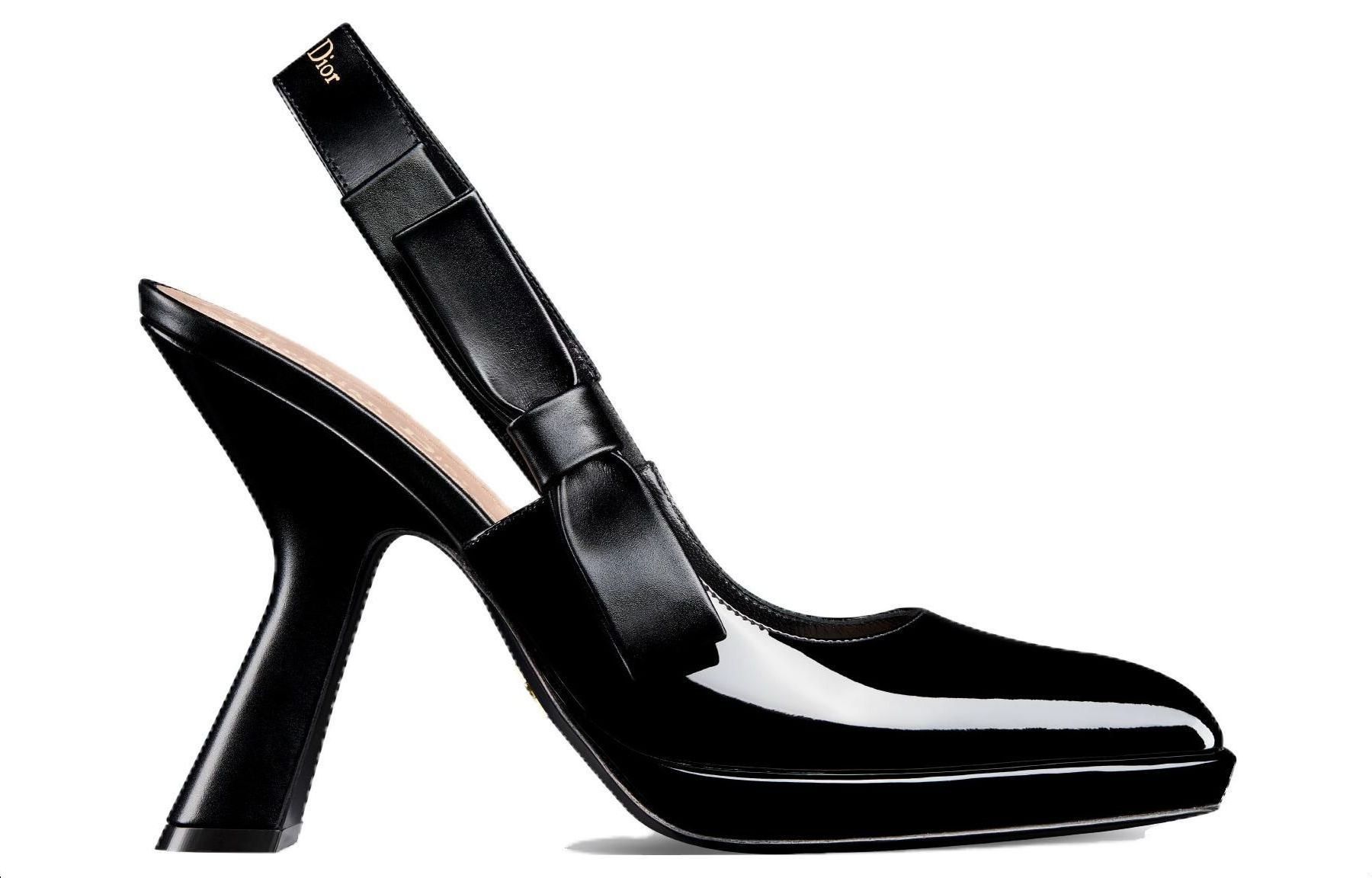 Order (W) Dior Tacchi Alti in Pelle Nera 10.5cm ''Stile Urbano Elegante'' KDV120VCA_S900
