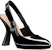 (W) Dior Tumit Tinggi Kulit 10.5cm Hitam 'Gaya Jalanan Elegan' KDV120VCA_S900