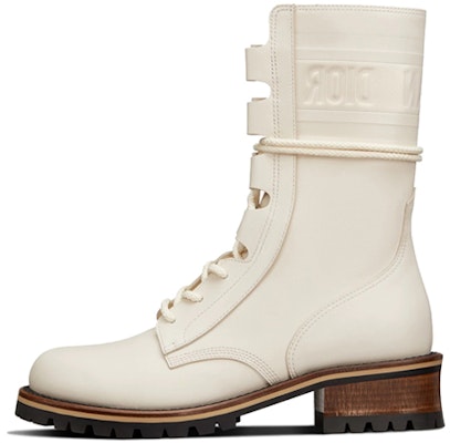 (Women) Dior Leather Lace-Up Boot 'White' KDI668VEA_S03W Buy (Women) Dior Leather Lace-Up Boot 'White' KDI668VEA_S03W