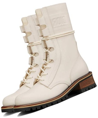 (W) 디올 화이트 가죽 레이스업 부츠 (Dior White Leather Lace-up Boots) KDI668VEA_S03W Lookbook (W) 디올 화이트 가죽 레이스업 부츠 (Dior White Leather Lace-up Boots) KDI668VEA_S03W
