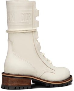 (W) Dior ホワイトレザーレースアップブーツ KDI668VEA_S03W Shop (W) Dior ホワイトレザーレースアップブーツ KDI668VEA_S03W