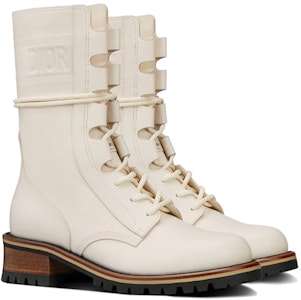 (W) Dior ホワイトレザーレースアップブーツ KDI668VEA_S03W Purchase (W) Dior ホワイトレザーレースアップブーツ KDI668VEA_S03W