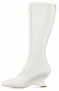 (W) 迪奥白色蕾丝高跟皮革靴 KCI970VEA_S10W Buy (W) 迪奥白色蕾丝高跟皮革靴 KCI970VEA_S10W
