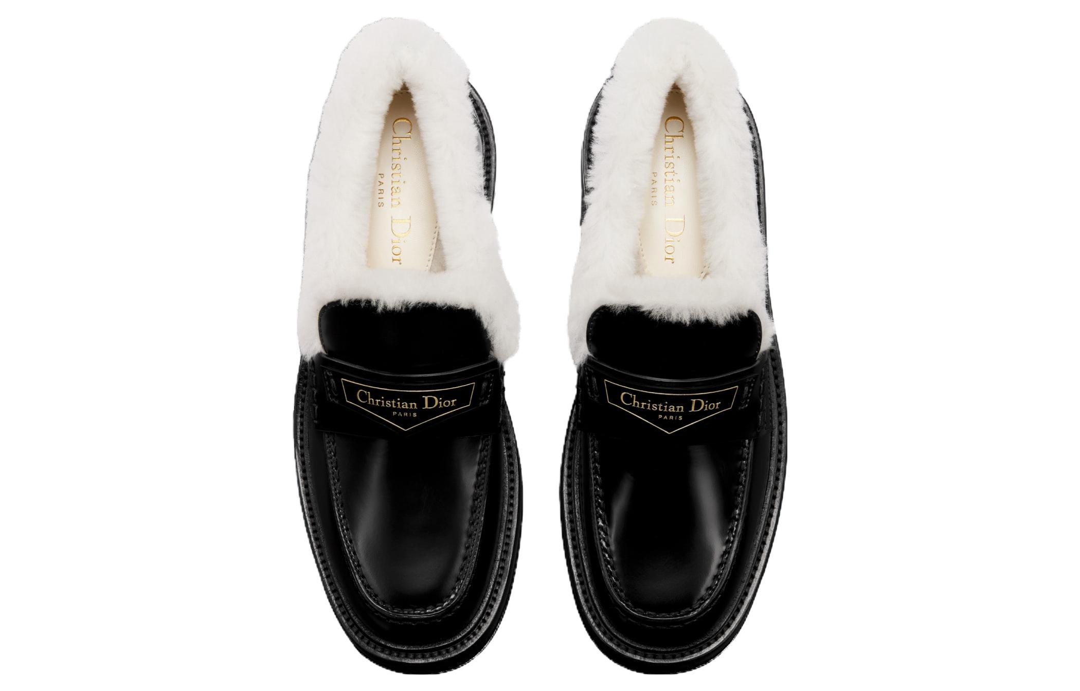 Shop (W) Dior Leren Loafer ''Comfort Casual Zwart'' KDB865VES_S900