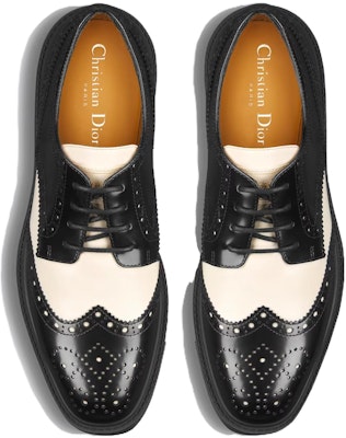 (Women) Dior Leather Low-Top Lace-up 'Black and White' KDB854ACA_S11X Lookbook (Women) Dior Leather Low-Top Lace-up 'Black and White' KDB854ACA_S11X