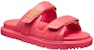 (W) Dior Selipar Platform Kulit 'Merah Jambu' KCQ718LAB_S64P