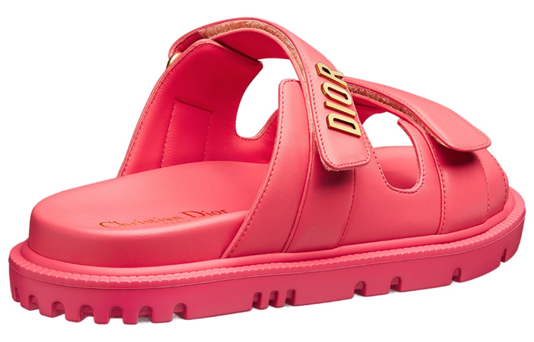 Shop (W) Dior Sandali Platform in Pelle ''Rosa'' KCQ718LAB_S64P