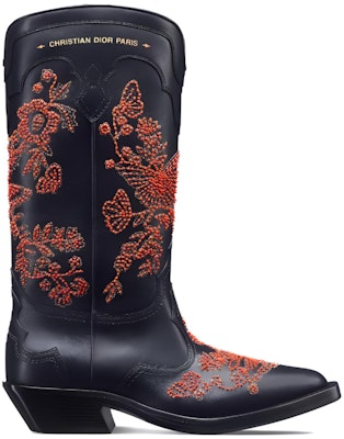 (Women) Dior Leather Pointed-Toe Ankle Boot 'Black Red' KCI963BYC_S36X Order (Women) Dior Leather Pointed-Toe Ankle Boot 'Black Red' KCI963BYC_S36X