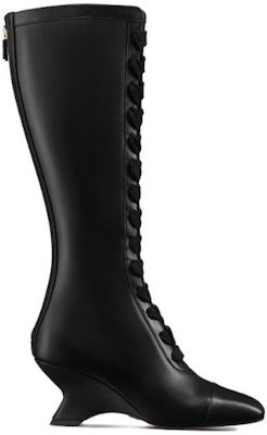(Women) Dior Leather Pointed Toe Lace-Up Boots 'Black' KCI970VEA_S900 Order (Women) Dior Leather Pointed Toe Lace-Up Boots 'Black' KCI970VEA_S900