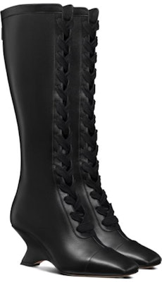 (W) 디올 블랙 가죽 포인티드 레이스업 부츠 KCI970VEA_S900 Lookbook (W) 디올 블랙 가죽 포인티드 레이스업 부츠 KCI970VEA_S900