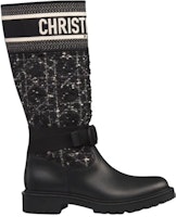 DIOR迪奧 皮革 圓頭套筒平跟 短靴 女款 黑色 Order DIOR迪奧 皮革 圓頭套筒平跟 短靴 女款 黑色