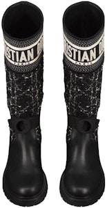 (W) 迪奥黑色皮革圆头平底低跟踝靴 KDI981CWY_S17X Purchase (W) 迪奥黑色皮革圆头平底低跟踝靴 KDI981CWY_S17X