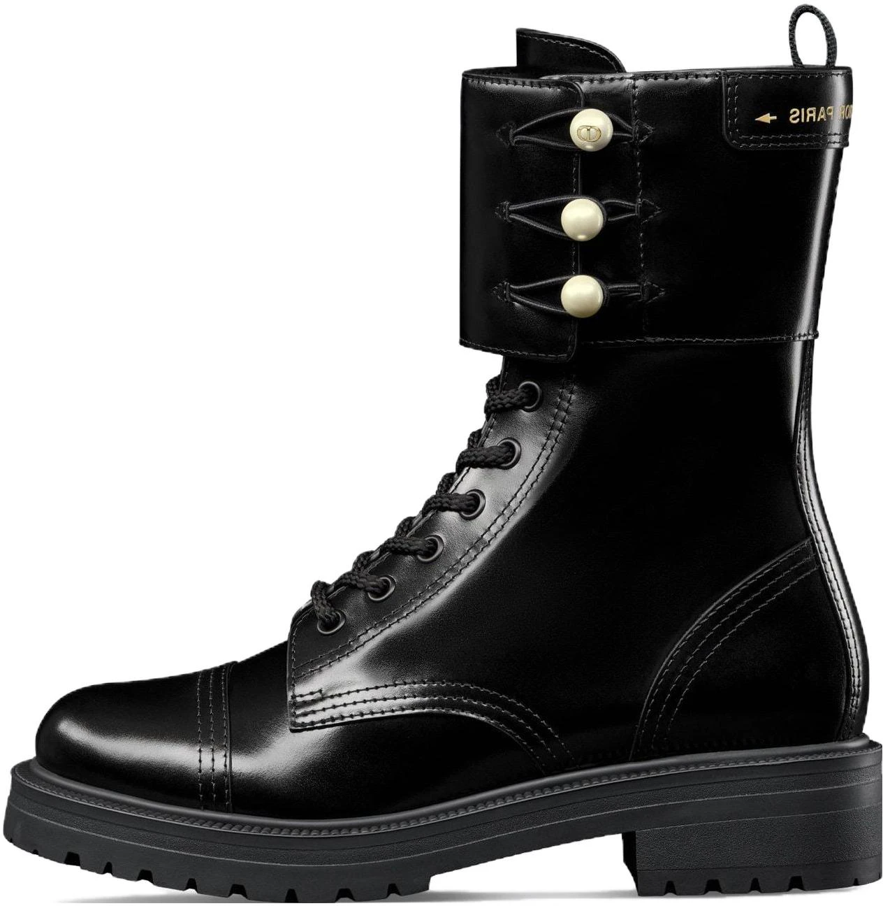 women-dior-leather-round-toe-boot-versatile-black-kdi-993-cfm-s900