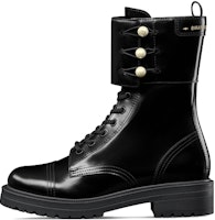 (Women) Dior Leather Round Toe Boot 'Versatile Black' KDI993CFM_S900 (Women) Dior Leather Round Toe Boot 'Versatile Black' KDI993CFM_S900