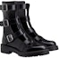 Order (W) But Hitam Bertali Pusing Dior Kulit Pendek Kasut Boot KDI928VEA_S900
