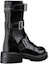 Shop (W) But Hitam Bertali Pusing Dior Kulit Pendek Kasut Boot KDI928VEA_S900
