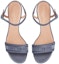 Shop (W) Sandal Kulit Dior 'Kelabu Gelap' KDQ854SBS_S23G