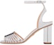 Buy (W) Sandal Kulit Dior dengan Gesper 8cm 'Perak' KDQ877VMO_S59K