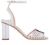 Order (W) Sandal Kulit Dior dengan Gesper 8cm 'Perak' KDQ877VMO_S59K