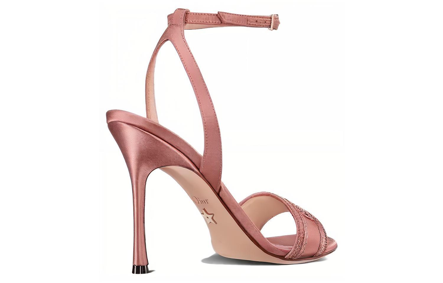 (W) Dior Leather Sandals 'Pink Fashion' 圖 3