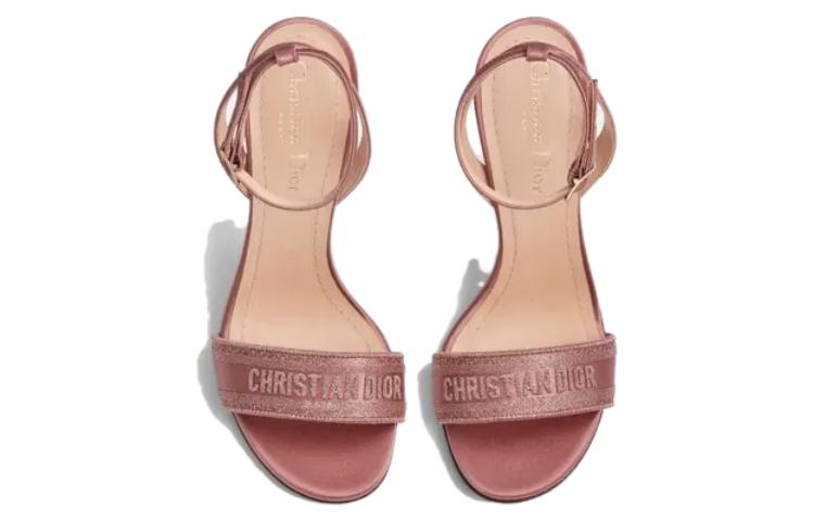 (W) Dior Leather Sandals 'Pink Fashion' 圖 4