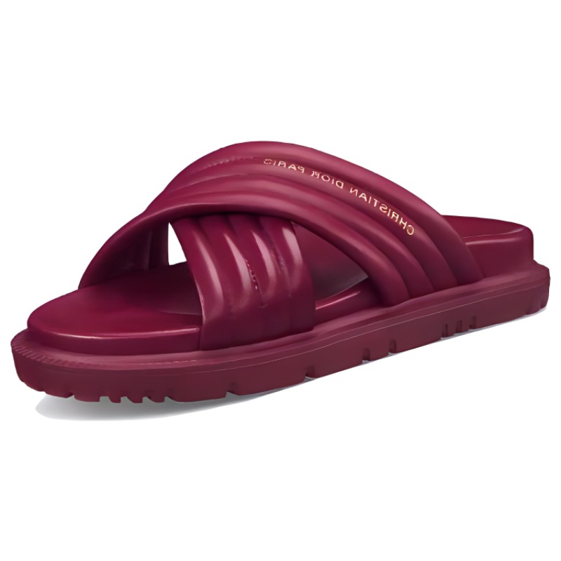 (W) Dior Leather Slide 'Deep Burgundy' 圖 2