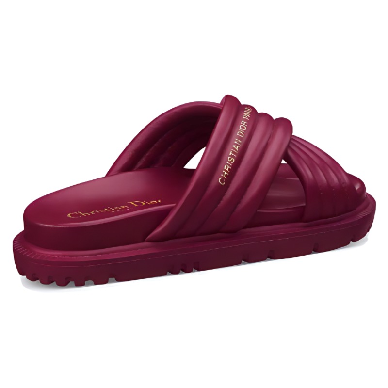 (W) Dior Leather Slide 'Deep Burgundy' 圖 3