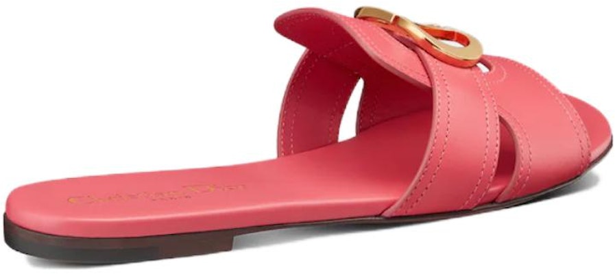 DIOR迪奧 皮革 舒適百搭 一字拖鞋 女款 紅色 Shop DIOR迪奧 皮革 舒適百搭 一字拖鞋 女款 紅色