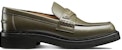 (W) Dior Kasut Loafer Kulit Tumit Tebal 'Khaki' KDB759ACA_S11H
