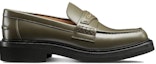 Order (W) Dior Kasut Loafer Kulit Tumit Tebal 'Khaki' KDB759ACA_S11H