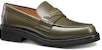 (W) Dior Kasut Loafer Kulit Tumit Tebal 'Khaki' KDB759ACA_S11H