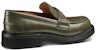 (W) Dior Kasut Loafer Kulit Tumit Tebal 'Khaki' KDB759ACA_S11H