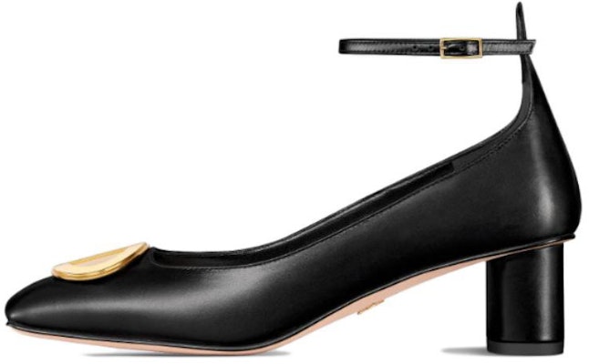(Women) Dior Leather Square-Toe Buckle Block Heel 'Black' KDV136VSO_S900 Buy (Women) Dior Leather Square-Toe Buckle Block Heel 'Black' KDV136VSO_S900