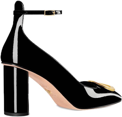 DIOR迪奧 皮革 方頭舒適 粗跟 高跟鞋 女款 黑色 Lookbook DIOR迪奧 皮革 方頭舒適 粗跟 高跟鞋 女款 黑色