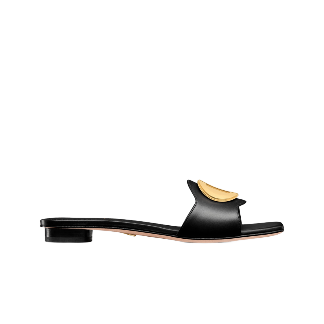 (Women) Dior Leather Square Toe Comfort Slide 'Black' KCQ932VEA_S900
