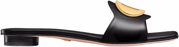 (Women) Dior Leather Square Toe Comfort Slide 'Black' KCQ932VEA_S900 (Women) Dior Leather Square Toe Comfort Slide 'Black' KCQ932VEA_S900