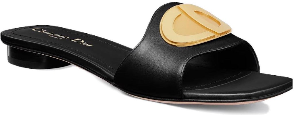 (Women) Dior Leather Square Toe Comfort Slide 'Black' KCQ932VEA_S900 Order (Women) Dior Leather Square Toe Comfort Slide 'Black' KCQ932VEA_S900