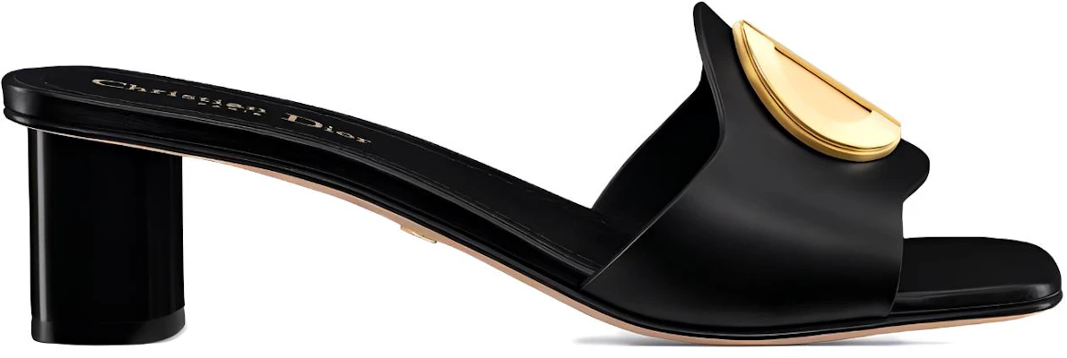 (W) Dior Lederen Vierkante Neus Slide ''Zwart'' KCQ934VEA_S900 Order (W) Dior Lederen Vierkante Neus Slide ''Zwart'' KCQ934VEA_S900