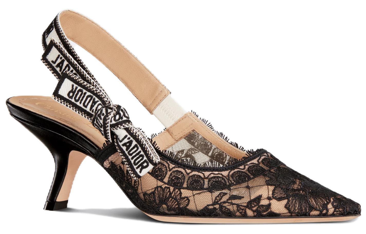 Order (W) ディオール レザー6.5cmスティレット 「シンプルコンフォートブラック」 KDV028FLL_S900