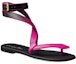 Lookbook (W) Sandal Gelang Kulit Dior 'Black Pink'. KCQ884SHB_S65P