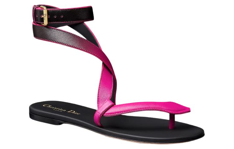 Lookbook (W) Dior Ledersandale mit Schnalle ''Schwarz Rosa'' KCQ884SHB_S65P