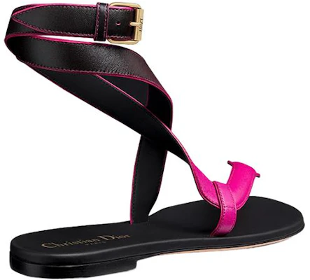 (W) Dior Ledersandale mit Schnalle ''Schwarz Rosa'' KCQ884SHB_S65P Shop (W) Dior Ledersandale mit Schnalle ''Schwarz Rosa'' KCQ884SHB_S65P