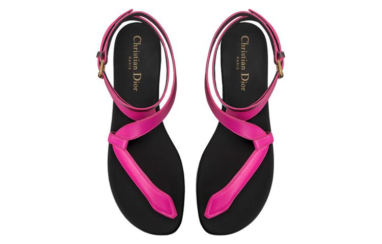 Purchase (W) Dior Ledersandale mit Schnalle ''Schwarz Rosa'' KCQ884SHB_S65P