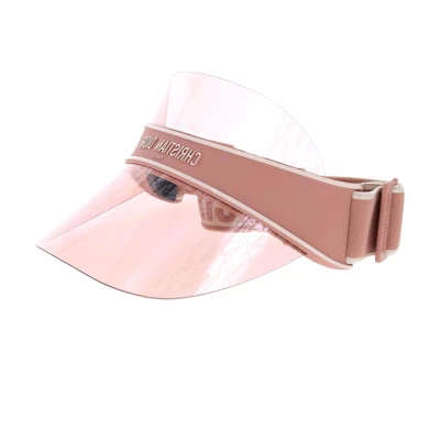 (Women) Dior Letter Logo Pink Fabric Sun Hat for Women. DIORCLUBV1U41L8