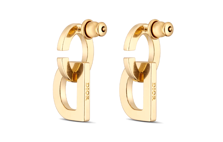 Purchase (W) 디올 락 귀걸이 골드 - 세련된 패션 아이템. E2314WOMMT-D300