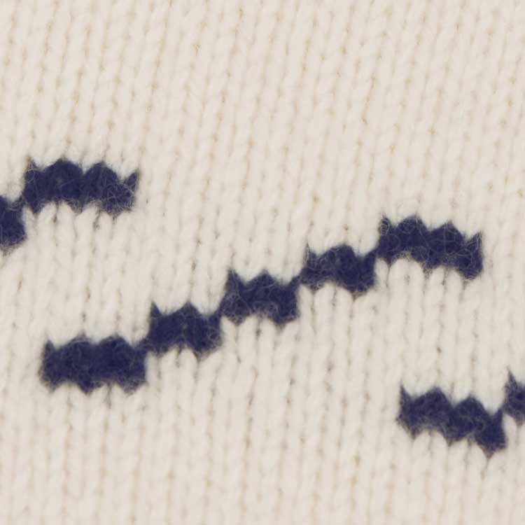 Details for (W) Suéter de punto DIOR Logo Anchor Jacquard en color blanco roto. 354S50BM321-X0853