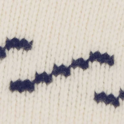 (W) Suéter de punto DIOR Logo Anchor Jacquard en color blanco roto. 354S50BM321-X0853 Details for (W) Suéter de punto DIOR Logo Anchor Jacquard en color blanco roto. 354S50BM321-X0853