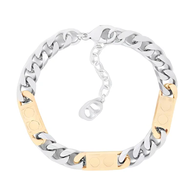 (Women) DIOR Logo Bracelet Silver. B2531HOMMT-D012