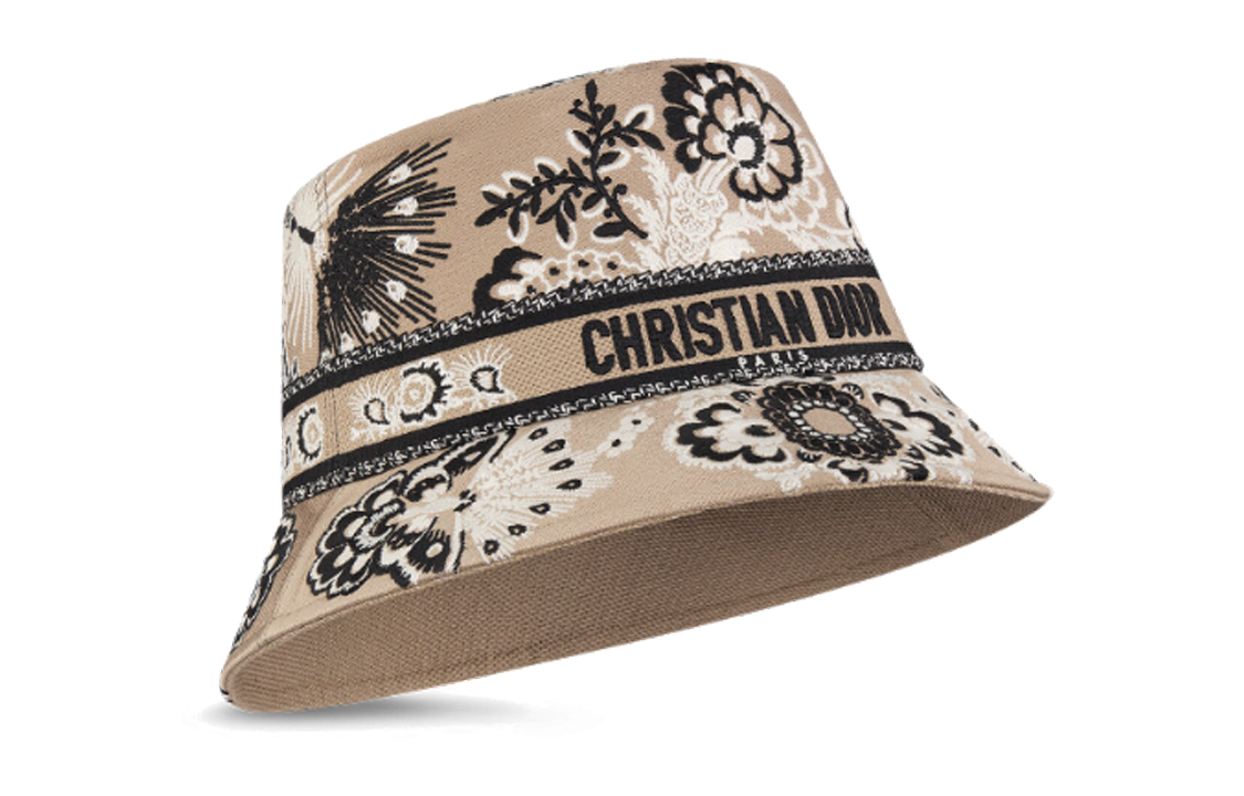 Lookbook (W) DIOR 標誌棉聚丙烯棕色漁夫帽 41DBB923X130C183