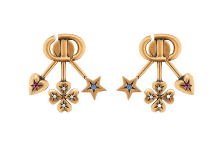 Order (Women) DIOR Logo Gold Metal Earrings for Women E3333WOMCY